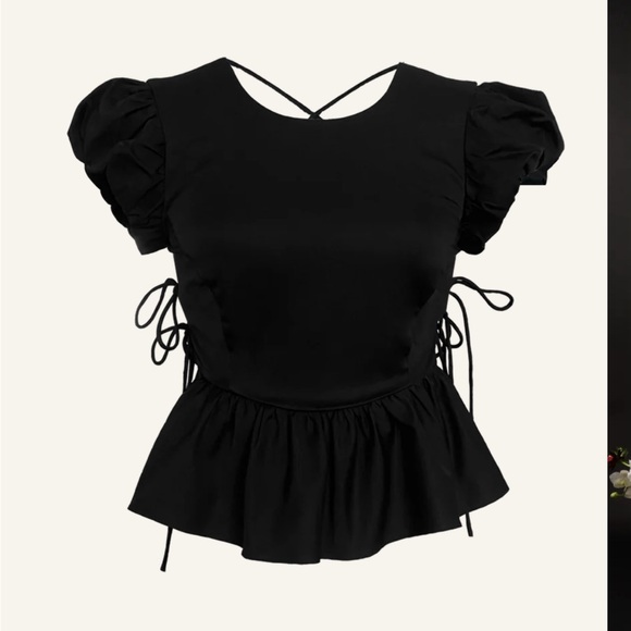Allina Liu Tops - NWT Rare - Allina Liu Matisse Top, black